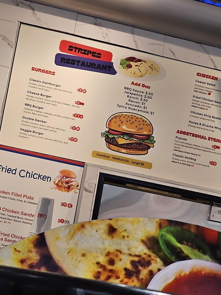 Stripes Restaurant Menu image 4